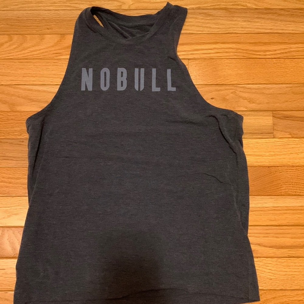 NWT NOBULL dark gray muscle tank size small